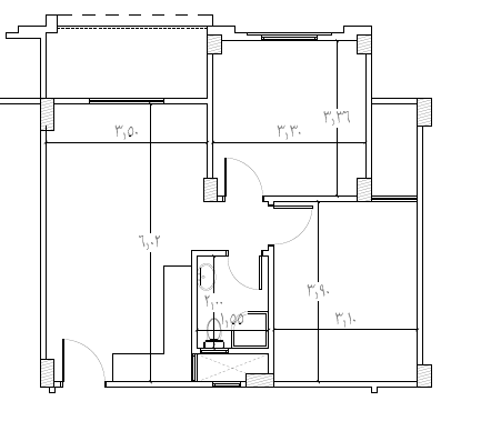 Floor plan for chalet at Lasirena Bay