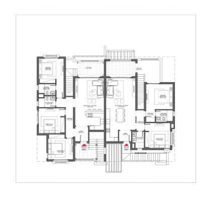 Floor plan for chalet at Saada North Coast