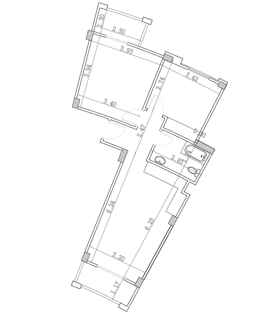 Floor plan for chalet at Lasirena Bay