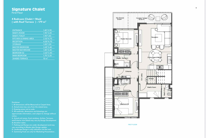 Floor plan for chalet at Summer