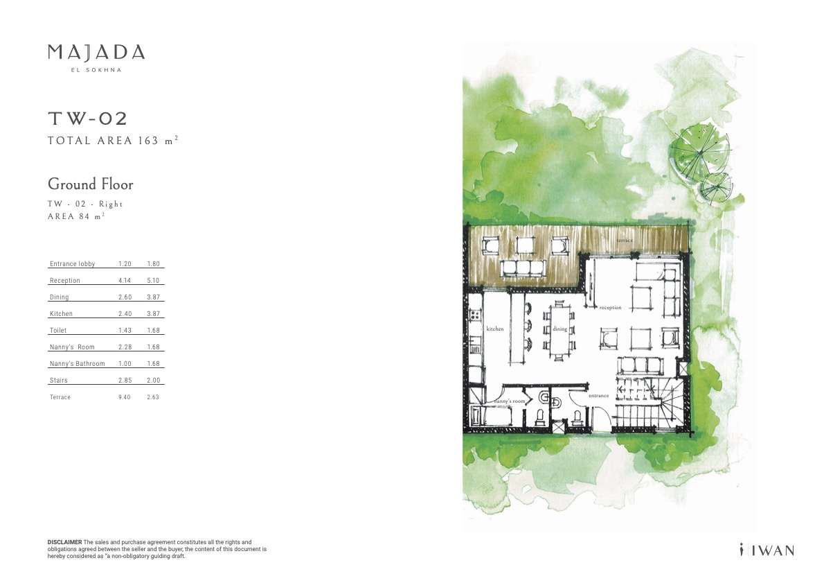 Floor plan for  at Majada Iwan