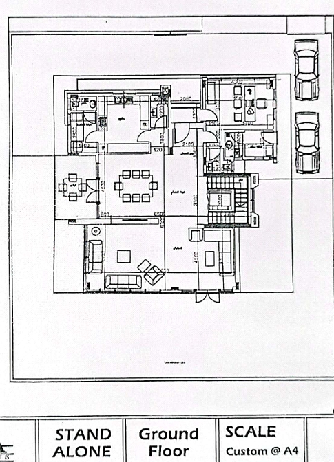 Floor plan for villa at Sun Capital