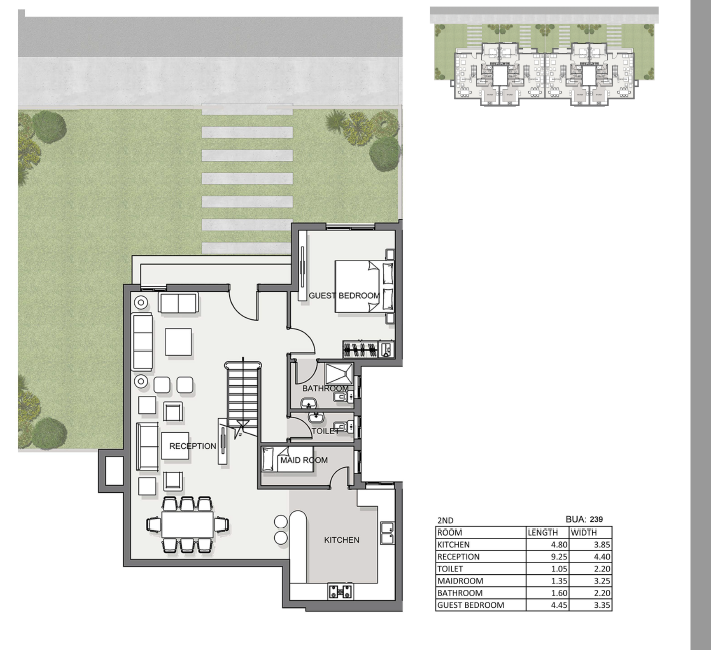 Floor plan for villa at The Butterfly
