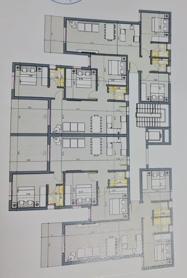 Floor plan for chalet at Salt