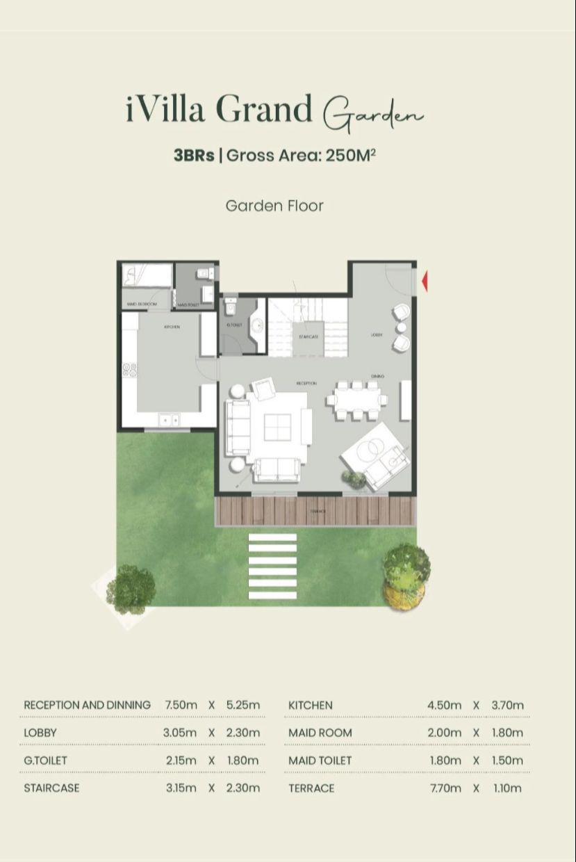 Floor plan for duplex at Aliva Mountain View Mostakbal City
