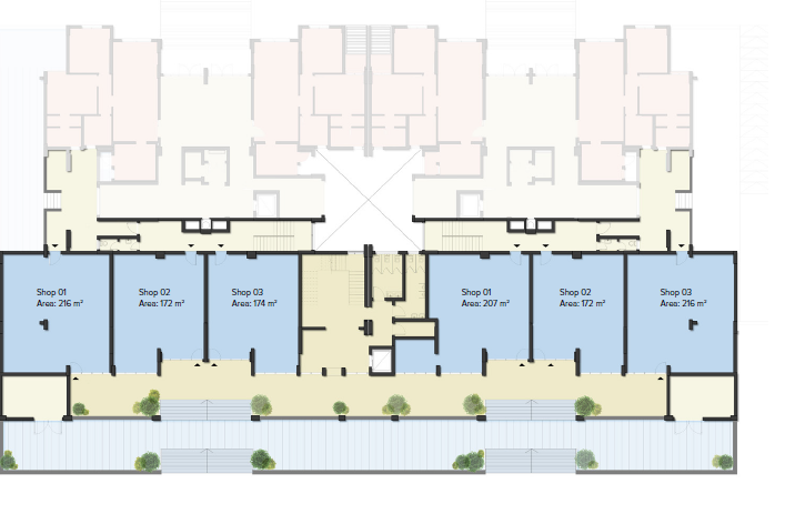 Floor plan for  at Mazarine Commercial