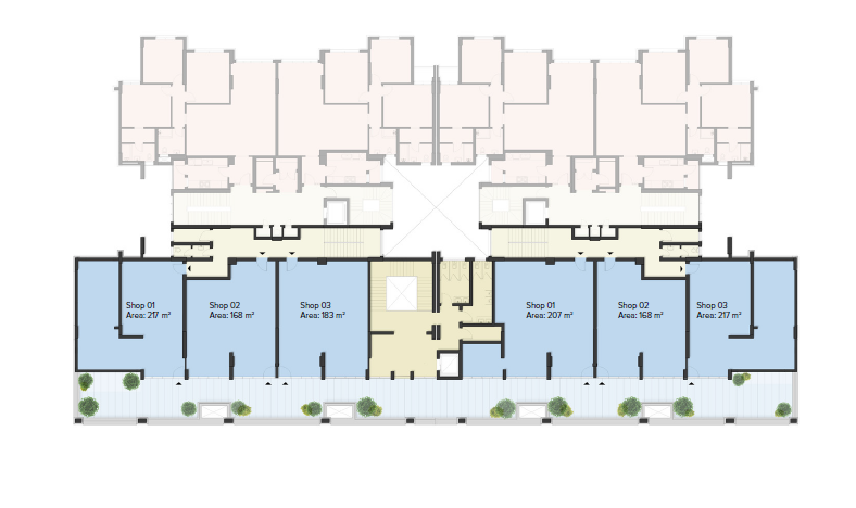Floor plan for  at Mazarine Commercial