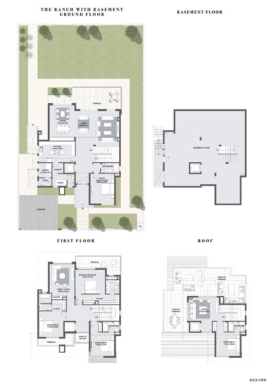 Floor plan for villa at The Estates