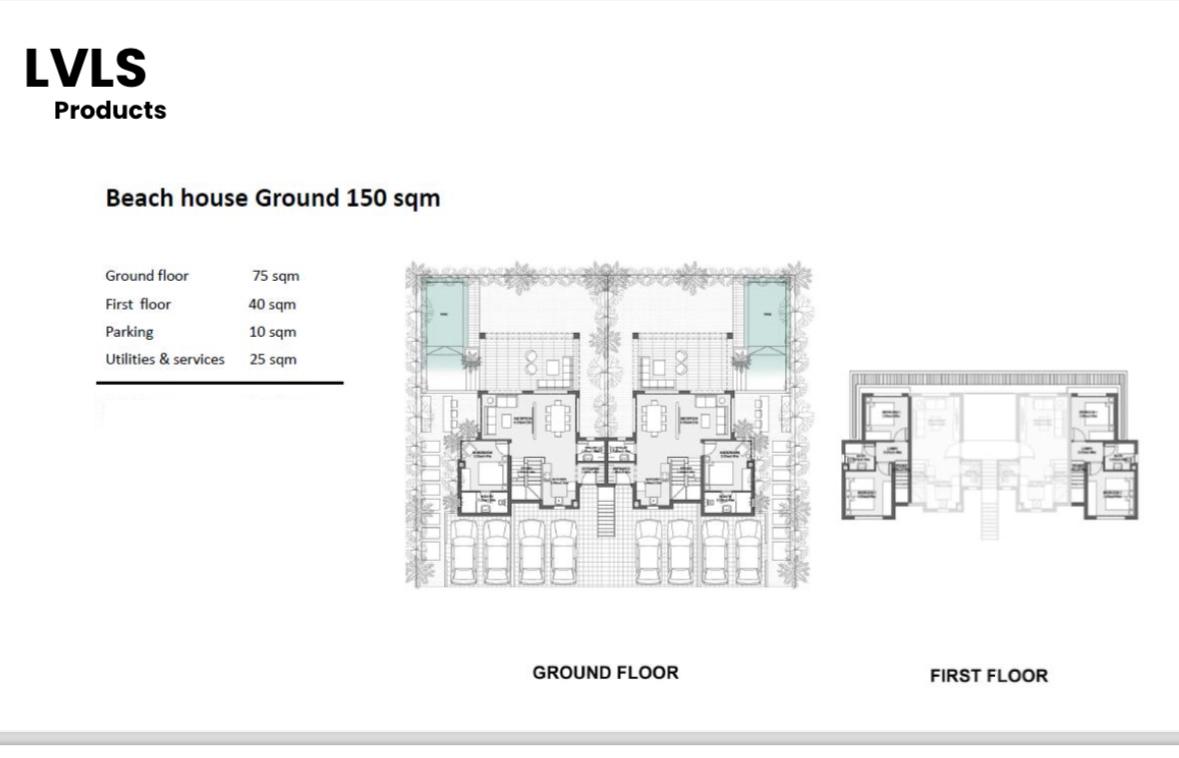 Floor plan for duplex at LVLS Mountain View
