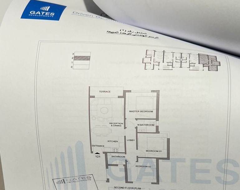 Floor plan for chalet at Lyv Caesar - Ras El Hekma