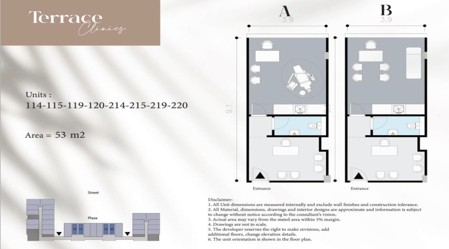 Floor plan for  at Terrace