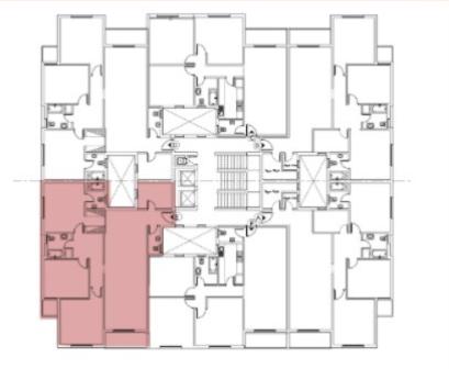 Floor plan for apartment at Capital Heights 2