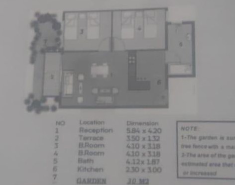 Floor plan for studio at Valencia Valley