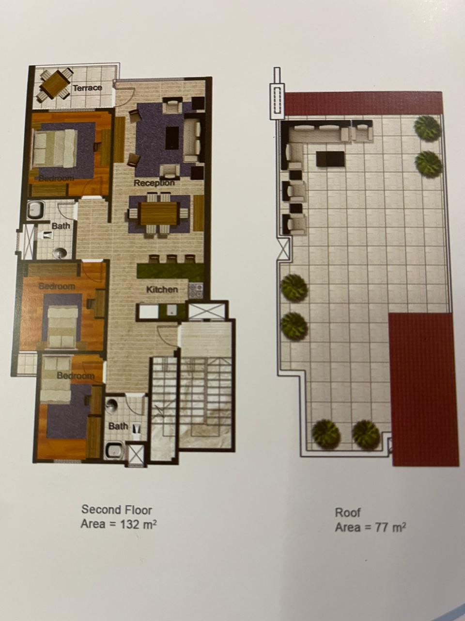 Floor plan for chalet at Murano
