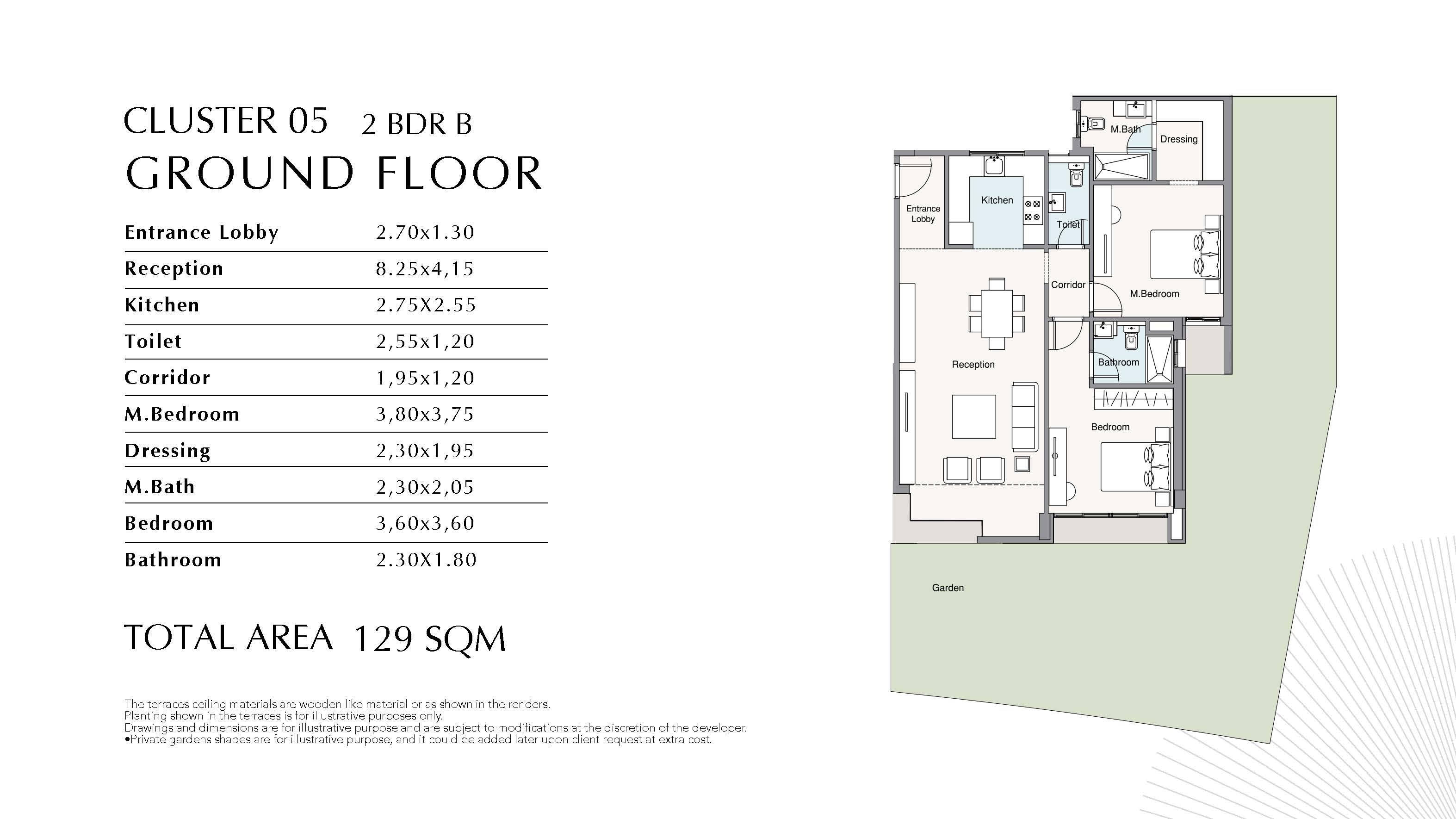 Floor plan for apartment at Oak Residences-Stone Park