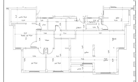 Floor plan for penthouse at Ashgar City