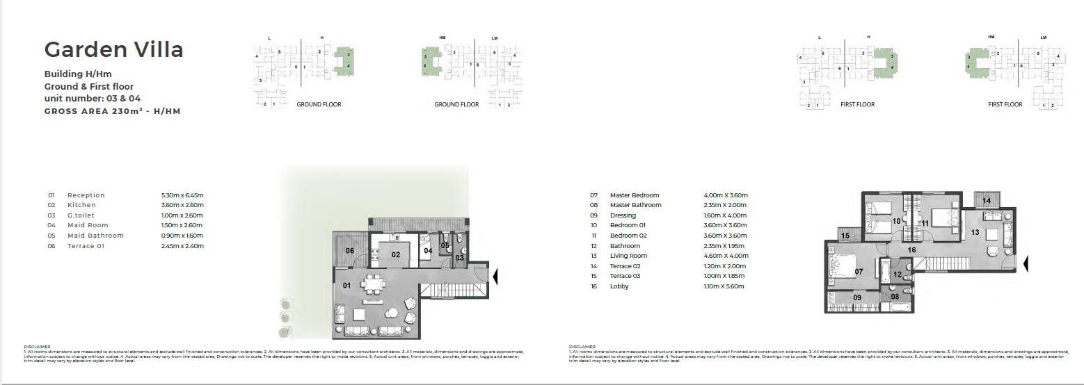 Floor plan for duplex at Il Bosco City