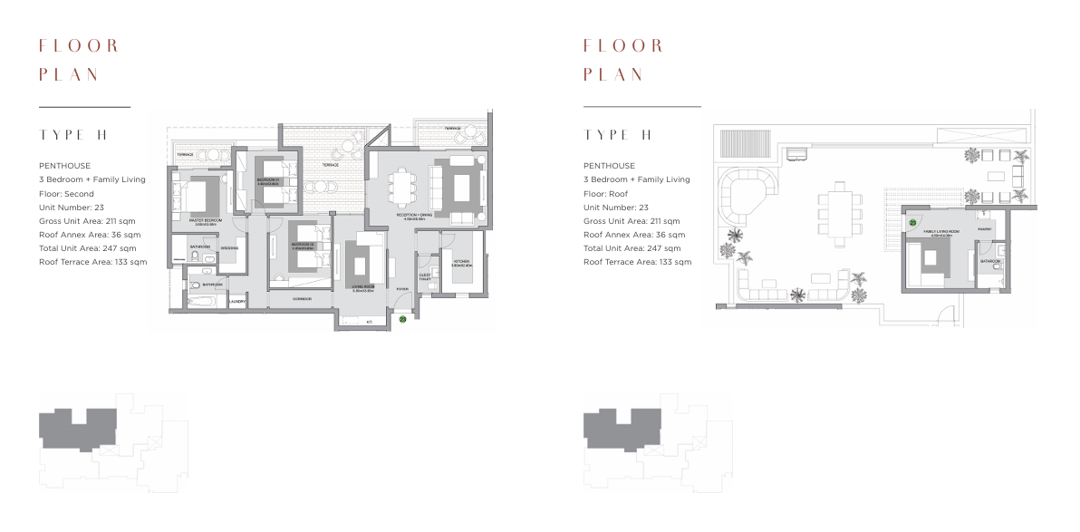 Floor plan for apartment at The Estates Residence