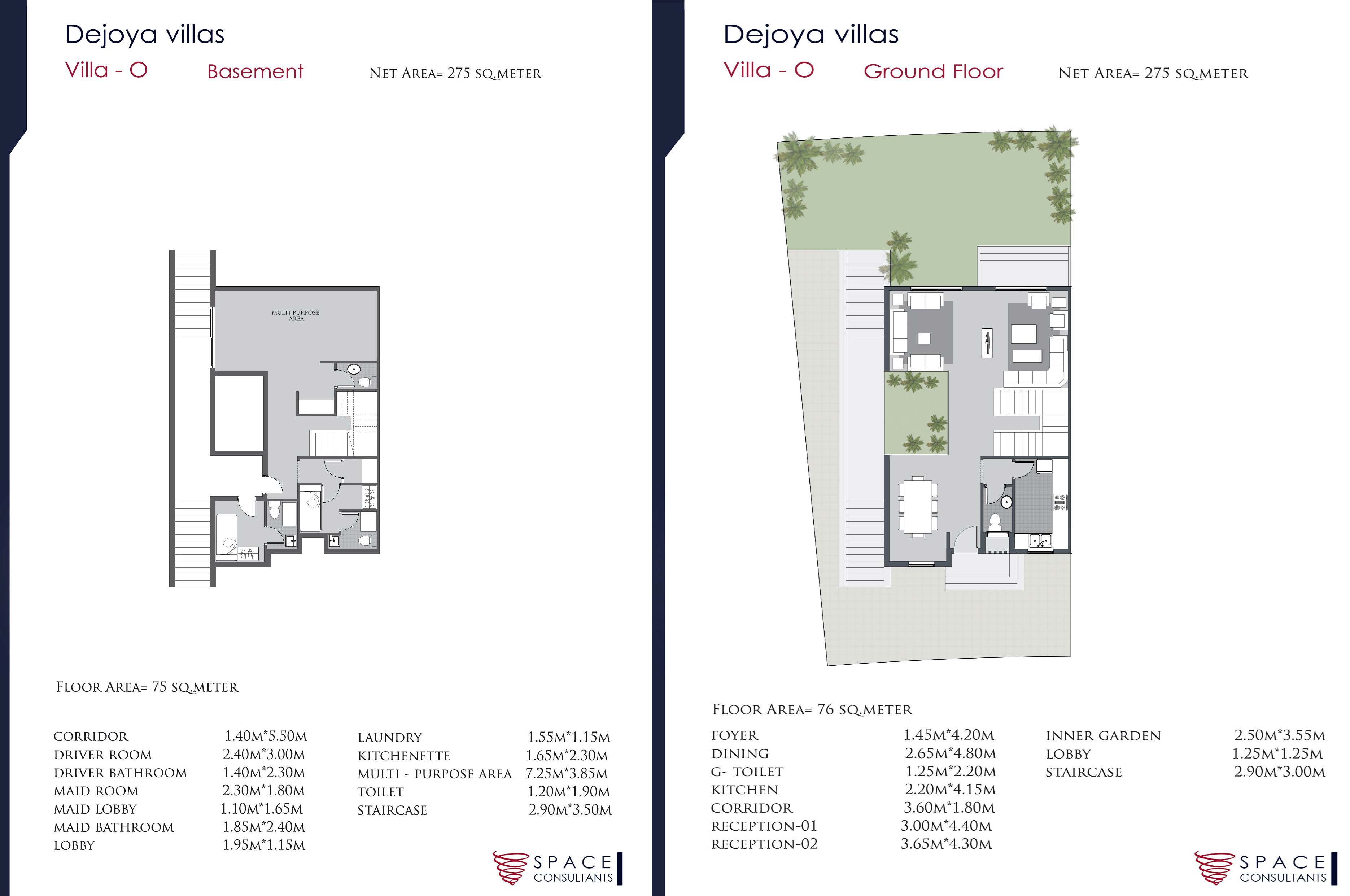 Floor plan for  at Dejoya Villas
