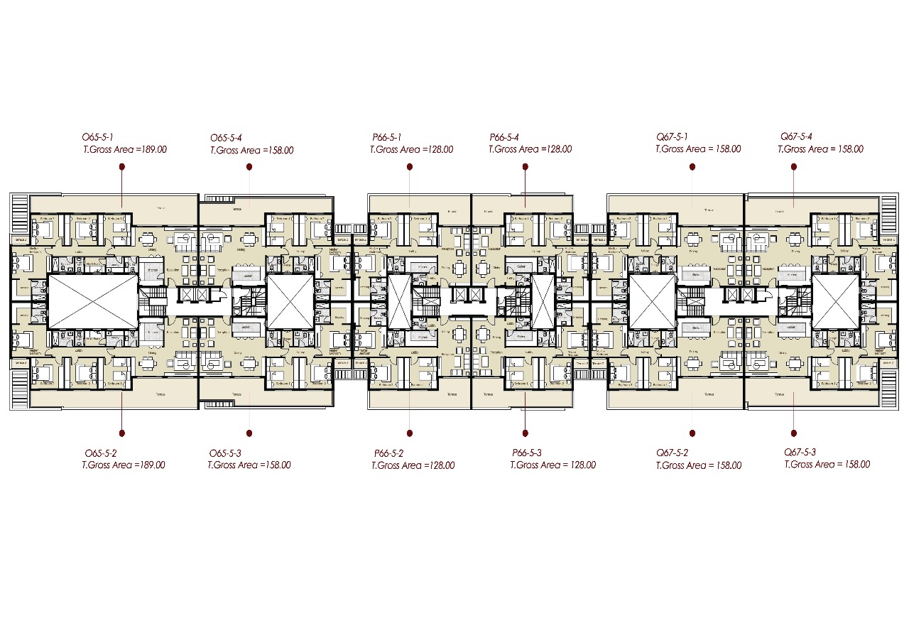 Floor plan for apartment at Azad Views