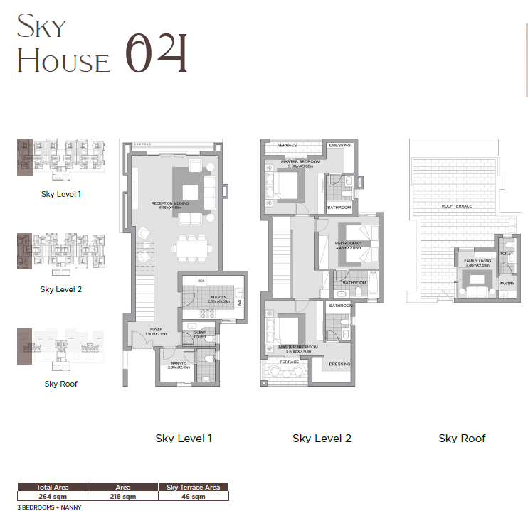 Floor plan for duplex at Karmell New Zayed