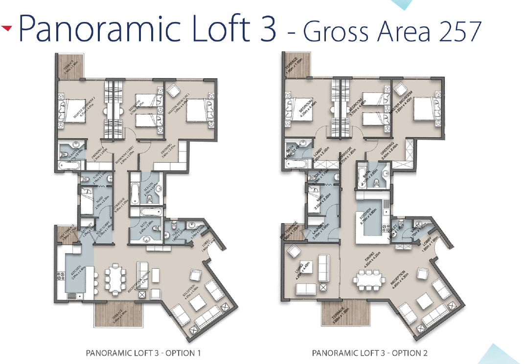 Floor plan for apartment at The Loft