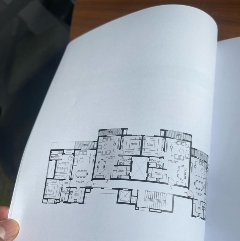 Floor plan for apartment at VYE SODIC