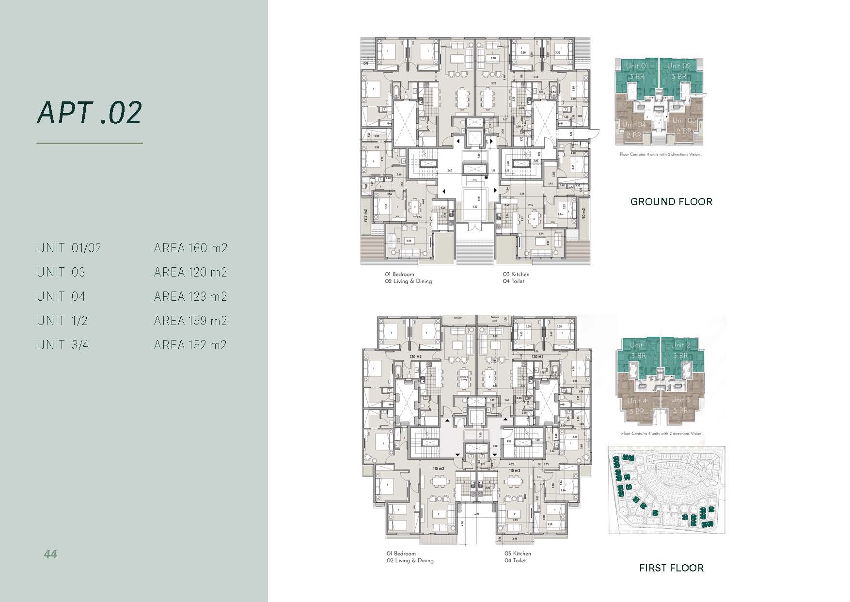 Floor plan for apartment at Rosail