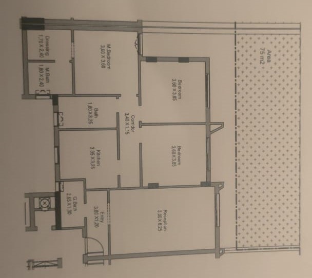 Floor plan for apartment at Terrace