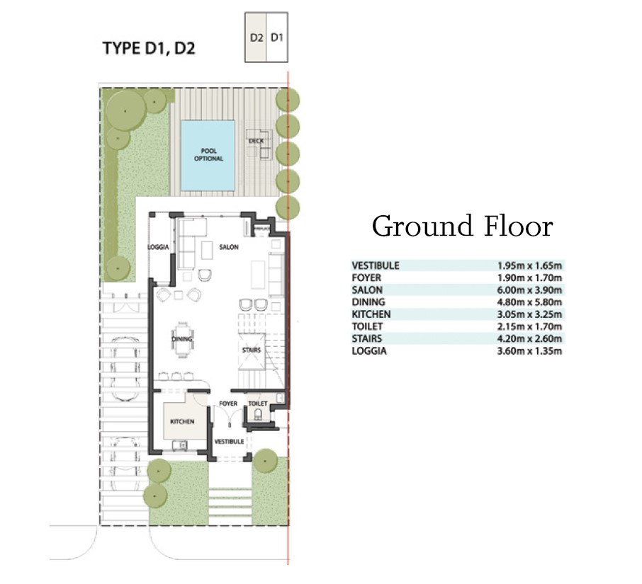 Floor plan for  at Naia West