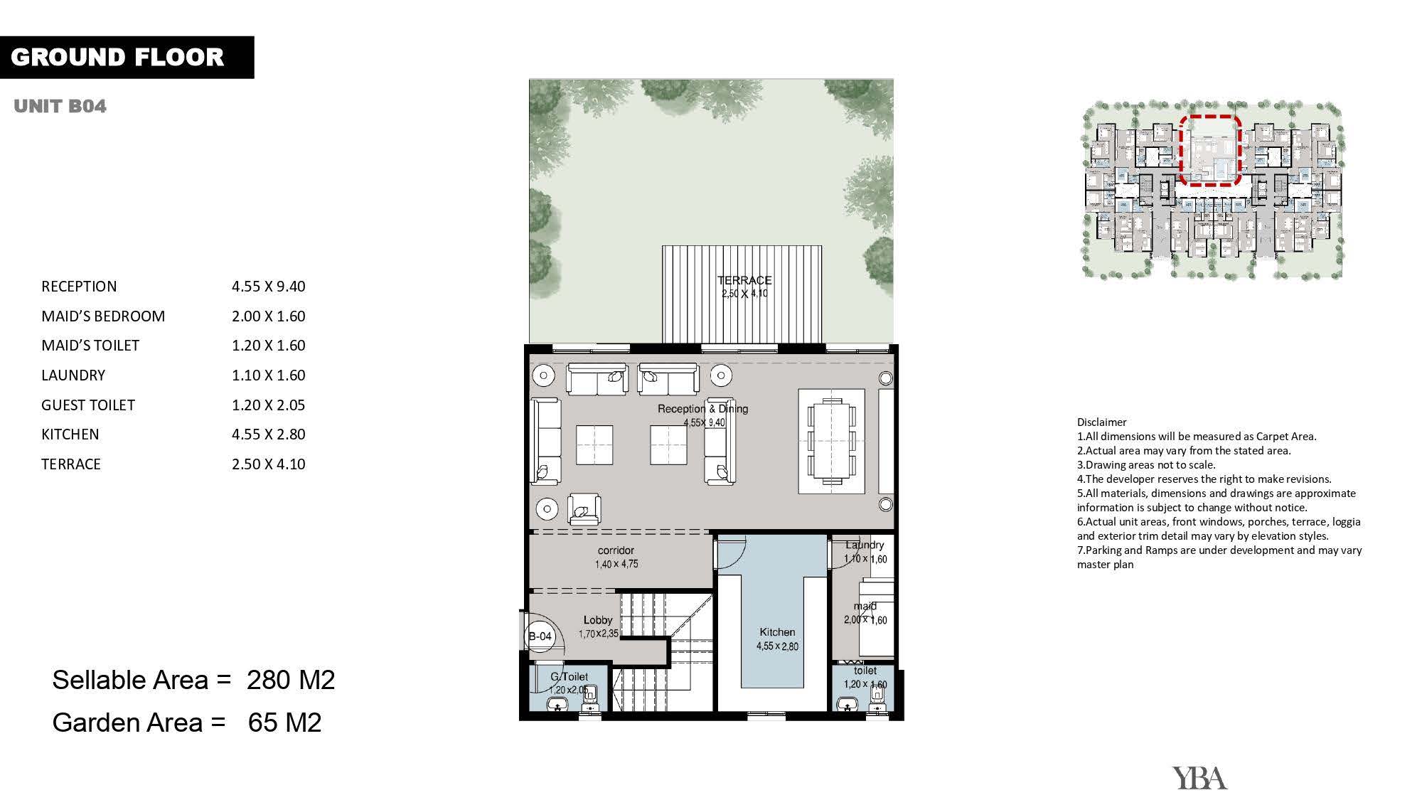 Floor plan for duplex at Monark Residence