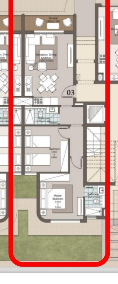 Floor plan for chalet at Koun