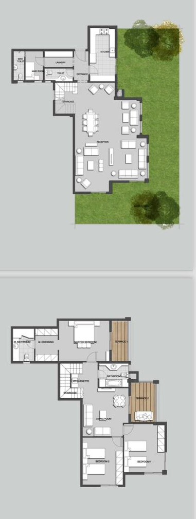 Floor plan for duplex at Mountain View iCity October