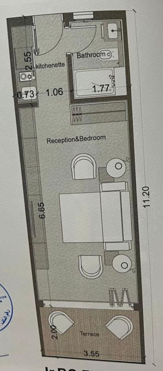 Floor plan for  at D-Bay