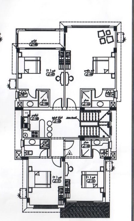 Floor plan for villa at Telal Sokhna