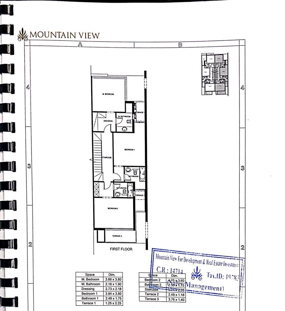 Floor plan for  at Mountain View ICity New Cairo