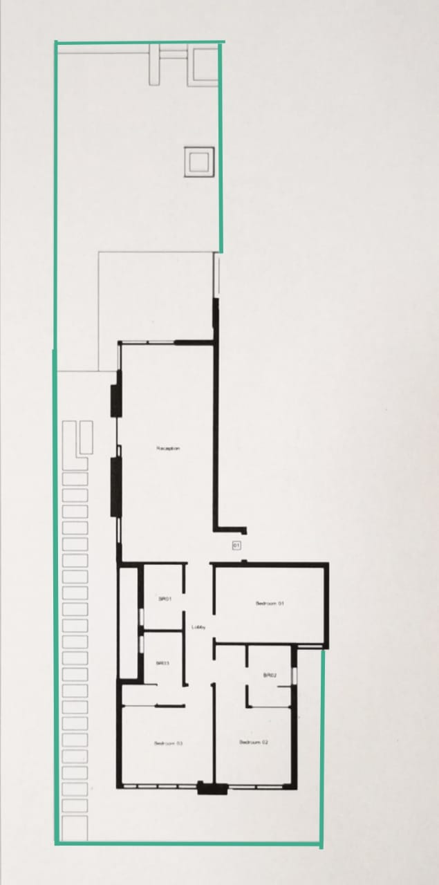 Floor plan for chalet at Murano