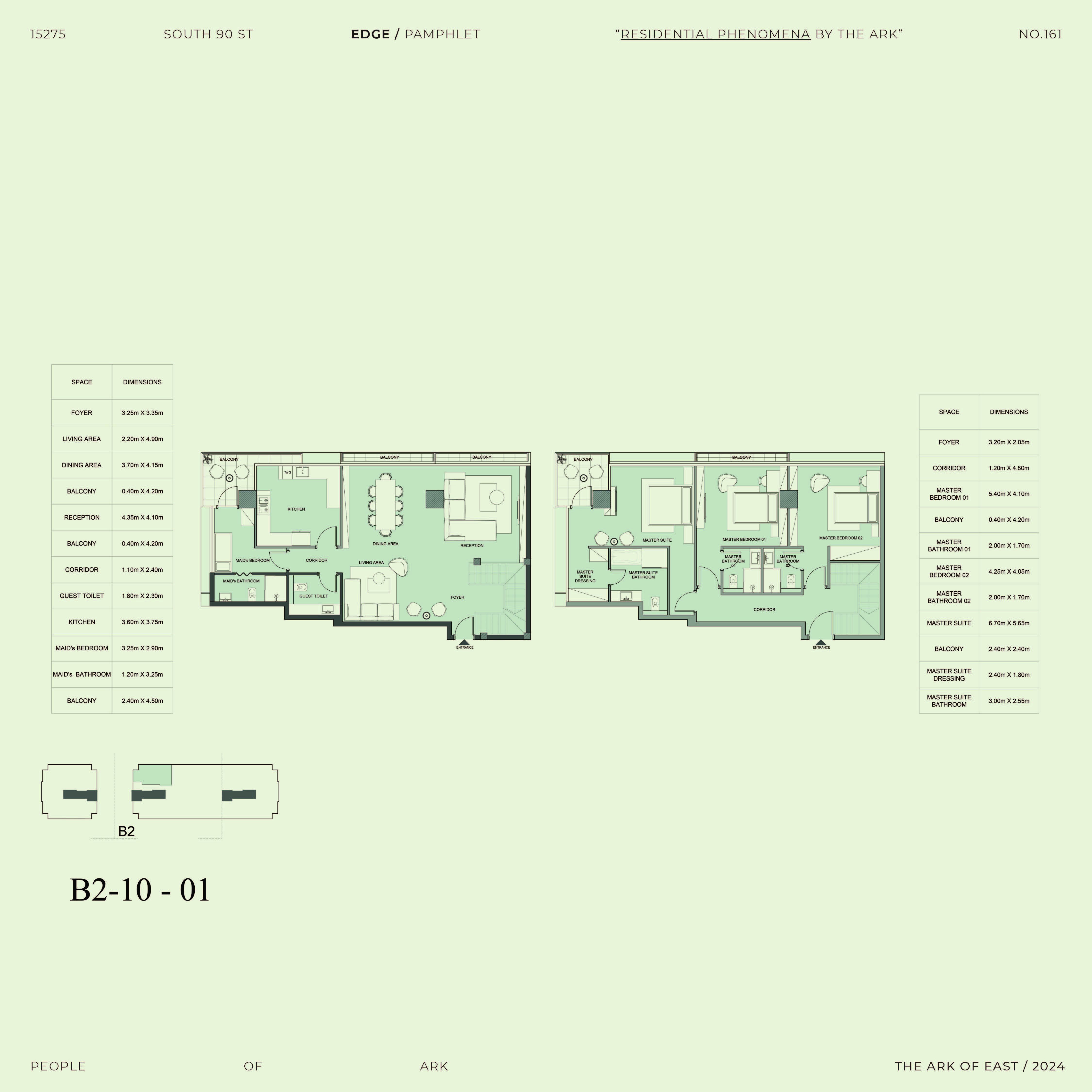Floor plan for duplex at Edge