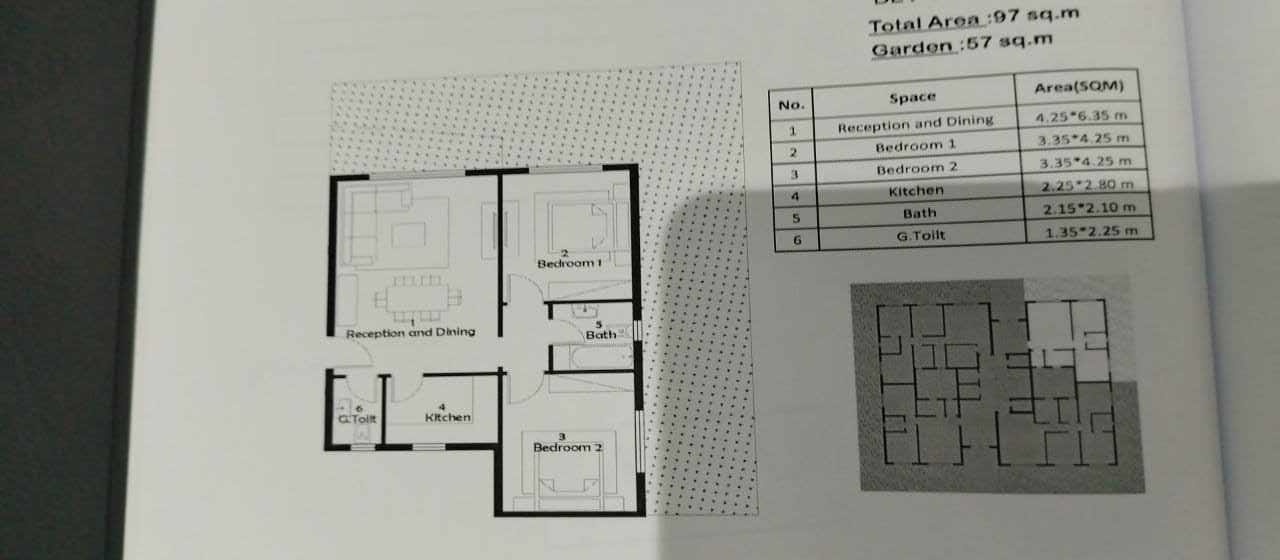 Floor plan for apartment at Belva