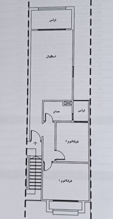 Floor plan for chalet at Telal Sokhna