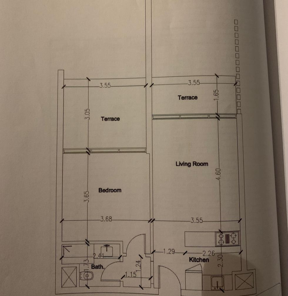 Floor plan for chalet at Baymount