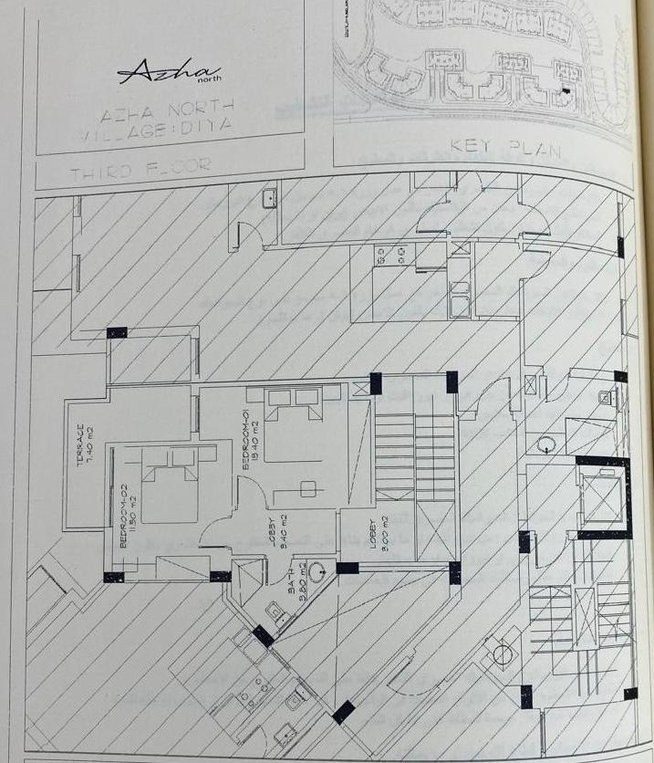 Floor plan for duplex at Azha North Coast