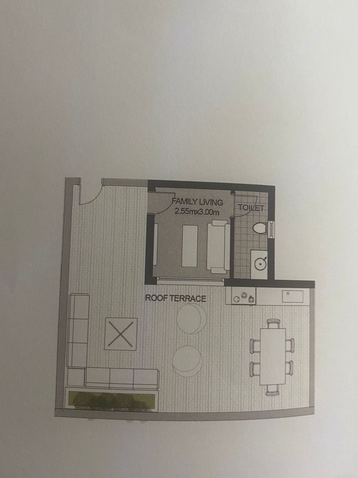 Floor plan for duplex at Karmell New Zayed