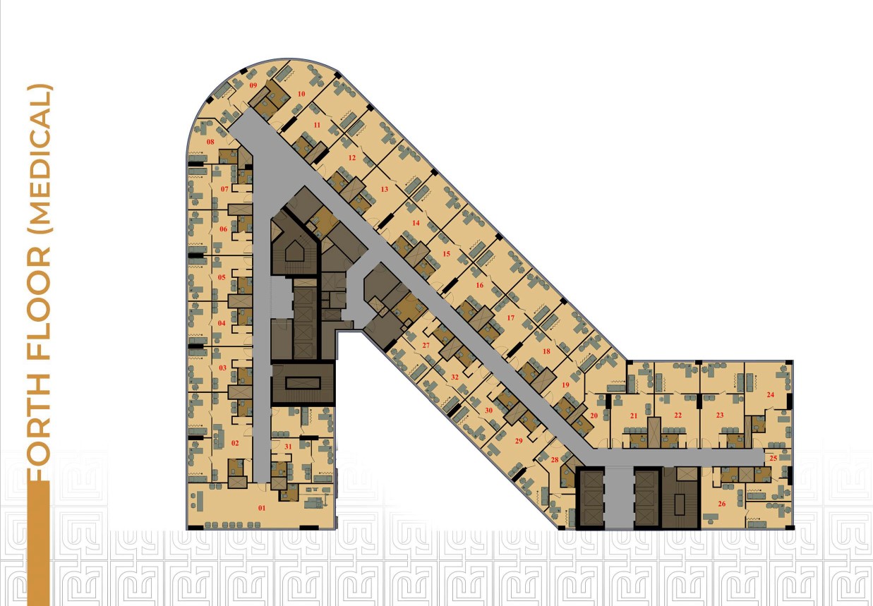 Floor plan for  at Moonreal Tower