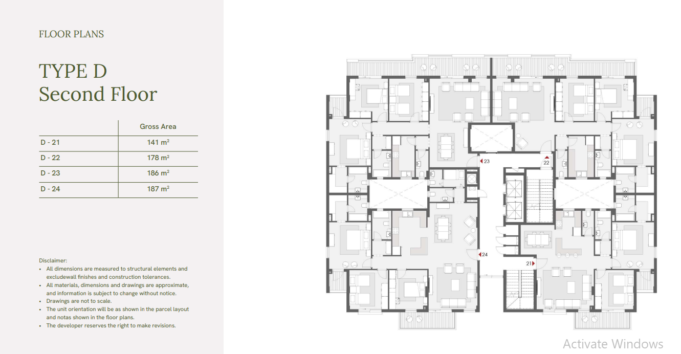Floor plan for apartment at One33