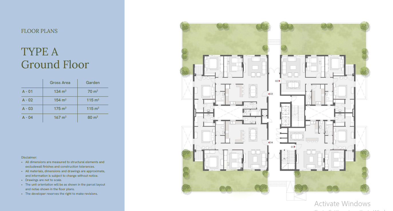 Floor plan for apartment at One33