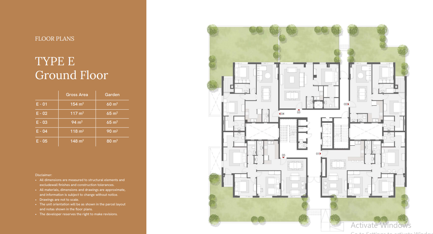 Floor plan for apartment at One33