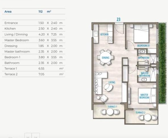 Floor plan for chalet at Southmed