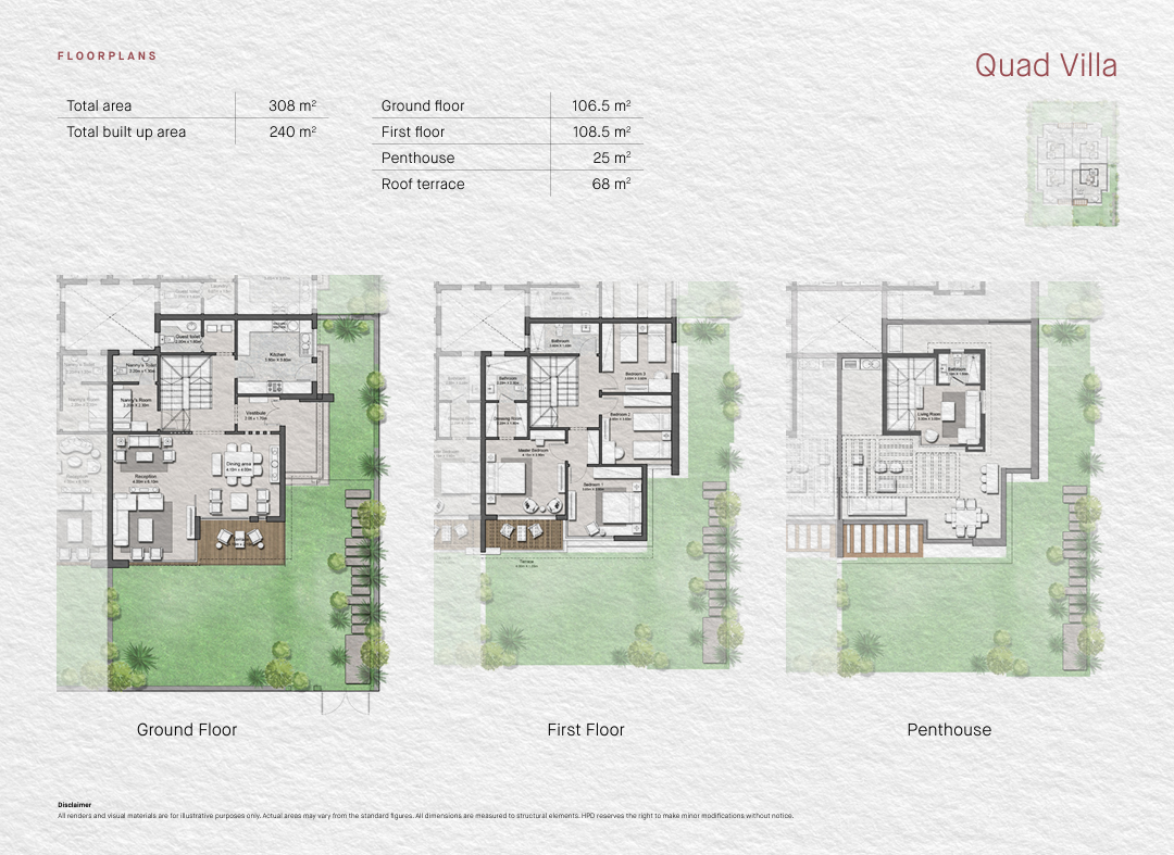 Floor plan for townhouse at Tawny