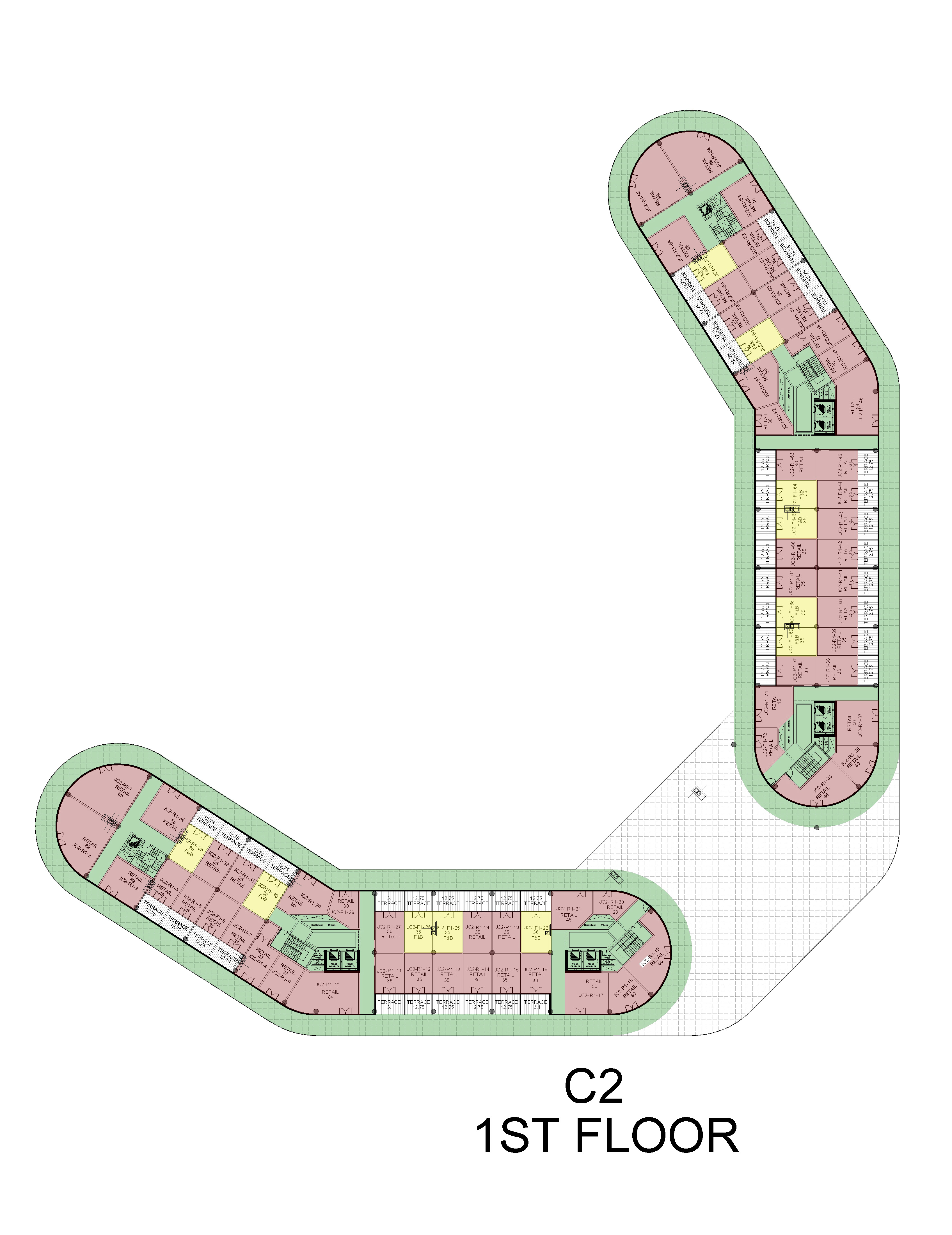 Floor plan for  at Jazebeya